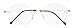 CessBlu Rimless Reading Glasses Round Readers for Men Women (Gold) +1.25