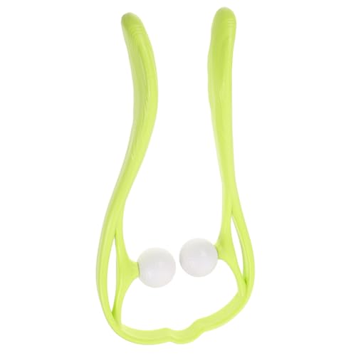 HAPINARY Cervical Spine Massager Neck Roller Massager Neck Point Therapy Green Household Massager