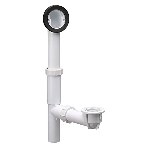 PVC Rough-In Bath Drain Kit with Overflow and Adjustable Height and Depth – Design House, 522458