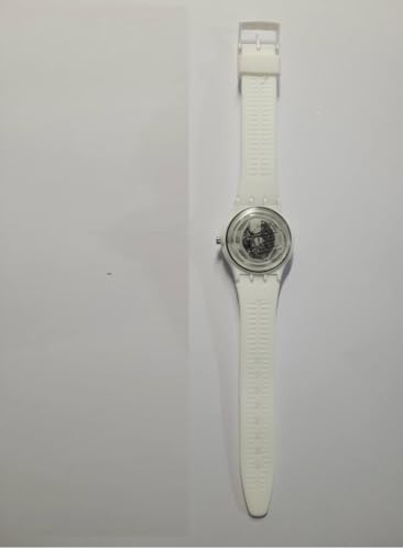 Montre blanche 23,5 cm grand poignet lisible et robuste