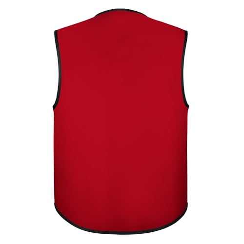 TopTie Child Advertising Vests with Zipper Volunteer Vests No Pockets for Kids4