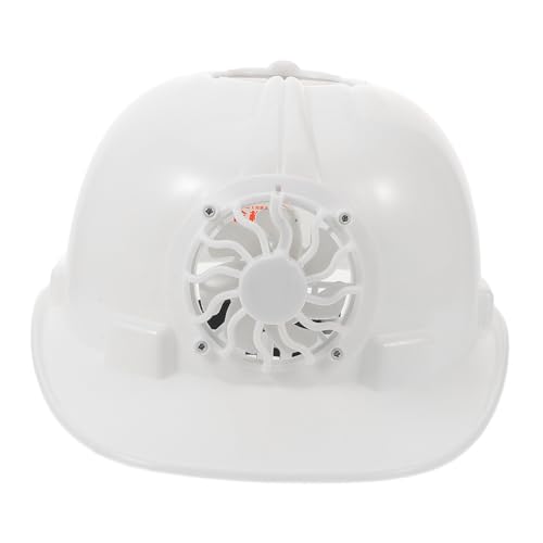 ABOOFAN Ventilador de Casco protección Solar Panel Solar Sombrero de Ventilador Solar Ingeniero portátil Bloquear Casco de construccion fanático del Casco Componente electrónico
