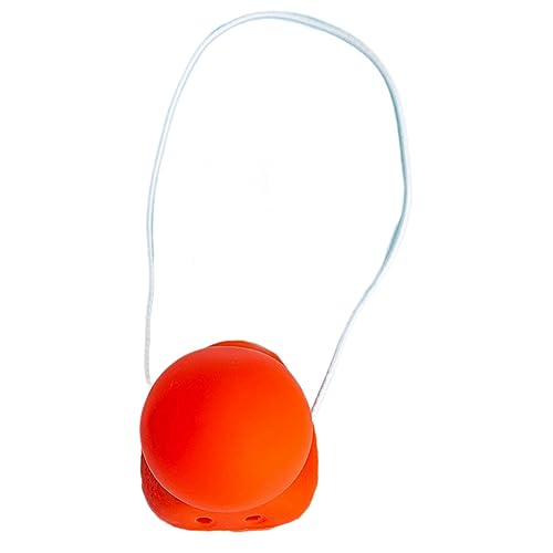 FUZYXIH Nariz de palhaço de borracha vermelha sorridente nariz de palhaço fantasia divertida de palhaço com elástico para o Natal chirrrido nariz de palhaço adulto nariz de palhaço, Nariz de palhaço