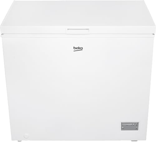 Beko CF200CWN Gefriertruhe, Kühltruhe, 198 l Nutzvolumen, 1 Gefriergutkorb, Schnellgefrierfunktion, Transportrollen, LED-Anzeigesystem, 40 db(A), Weiß Beko CF200CWN Gefriertruhe, Kühltruhe, 198 l Nutzvolumen, 1 Gefriergutkorb, Schnellgefrierfunktion, Transportrollen, LED-Anzeigesystem, 40 db(A), Weiß