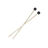 GLSTOY 4個 マリンバドラムスティック 高密圧縮木製ハンドル 耐久性と環境配慮 重量感あるラバーヘッド パーカッション演奏用 初心者から