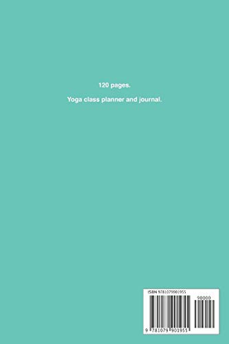 Yoga Teacher Journal Class Planner Lesson Sequence Notebook - Image 2