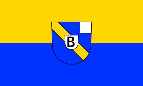 Drapeau Bühlertal 1,35m² indéchirable pour mât exposé au vent fort