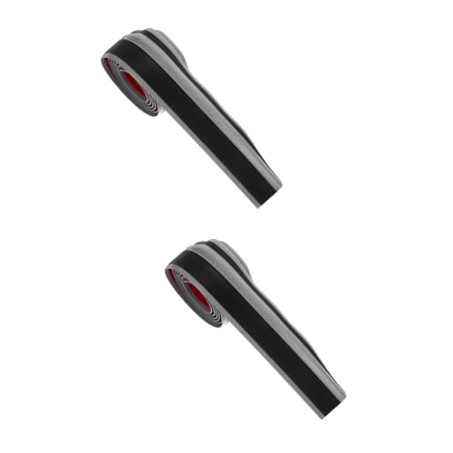 Mikikit 2 Rolls Self-Adhesive Stair Edges Protector in PVC Anti-Slip Stair Tape Strips for Safety