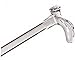 Clear Lucite Cane with Contour Handle, Left Hand