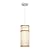 Lumivill Bamboo Pendant Light - Mini Pendant Lights Bedroom - Natural Elegant Woven Pendant Light; Wood Pendant Light for Home Decor