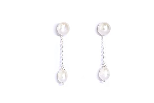 Image of OVANA 92.5 Sterling Silver Handmade Earrings | 925 Hallmarked | Classy and Beautiful | Elegant Design | Gift for Women and Girls | Gift For Her