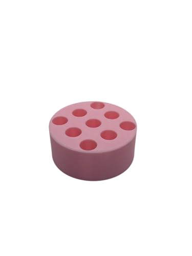 Designz3D 510 Cartridge, Pens and Battery Holder - 9 Spaces Puck (Pink)