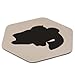 Bass Cat Boat Steering Wheel Cap Insert | Silver Black Logo