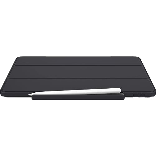 Image of OtterBox - Symmetry Series 360 Elite Case for 12.9 inch iPad Pro 3rd-6th Gen, Scratch-Resistant Tablet Case with Folio and Apple Pencil Holder (Scholar Grey)