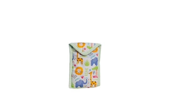 The Plush Organizers/Storage Pouches | Durable Quilted Fabric | Hasile Free Washable | Colorful & Playful Prints (Cutlery pouch)-image-2
