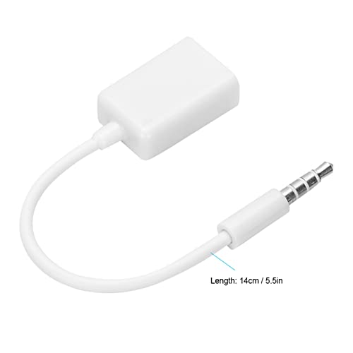 Adaptador USB a Jack 3.5mm para audio de auto miniatura 7