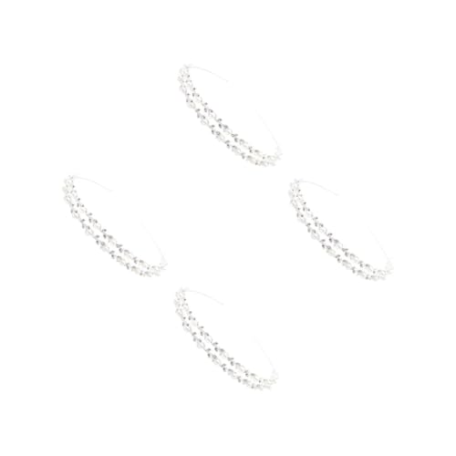 Bandeau mariage double couche perles pour cadeau demoiselle d'honneur et mariée