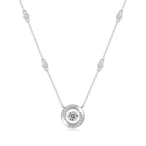 Collares de moissanita para mujer gargantilla de diamantes de mosanita