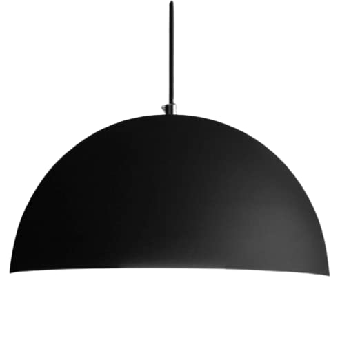 Rsylight Retro Metal Siyah Dekoratif Tekli Sarkıt Avize çap.30 cm Siyah rys003042