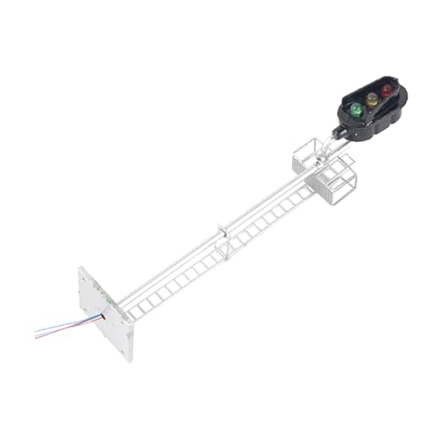 Angoily Artificial Signal Stainless Steel Scale Simulation Plant Model Train