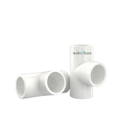 Waterchem | UPVC Plumbing Supplies & Pipe Fitting | Plain TEE (1", 100) (B0D8LDCJCZ) Amazon Price History, Amazon Price Tracker
