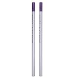 GARVALON Lápices Cubierta para Cerámica 2 Piezas, Lápiz de Precisión para Pintar Cerámica en Color Azul, Herramienta para Dibujo y Decoración Artística en Bizcocho y Arcilla