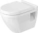 Duravit 2200090000 Starck 3 Wall Mount Toilet Bowl, White Finish