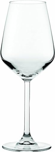 Pasabahce Set 6 Calici Allegra in Vetro – 34,5 cl – Eleganti per Vino, Acqua e Bevande – Design Classico, Lavabili in Lavastoviglie, Arredo Tavola