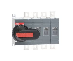 OT Sectionneur 200e04 Polos 4 pôles Abb-entrelec avec poignée noire