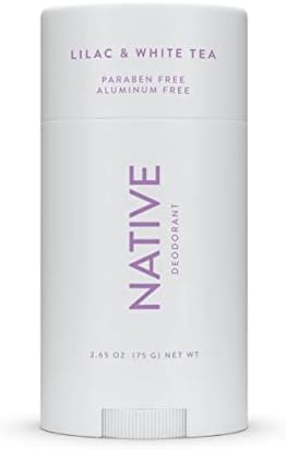 Native Deodorant | Natural Deodorant Seasonal Scents for Women and Men, Aluminum Free with Baking Soda, Probiotics, Coconut Oil and Shea Butter | Lilac & White Tea