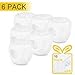 Door Knob Safety Cover 6 Pack （Gift - 10 Outlet Plugs),Baby Proof Door Knob Cover Keep Child Safety from Opening Doors or Locking Themselves in Room, White