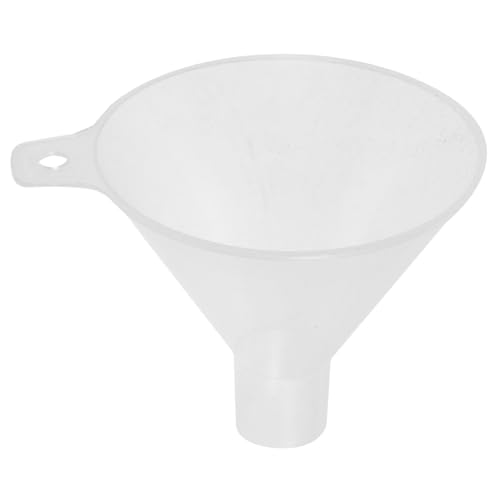 PRETYZOOM - PRETYZOOM Laboratory Plastic Funnel for Powder Reagents Addition Clear Pp Lab Funnel with Flat Bottom for Large Scale Science Experiments - -17%