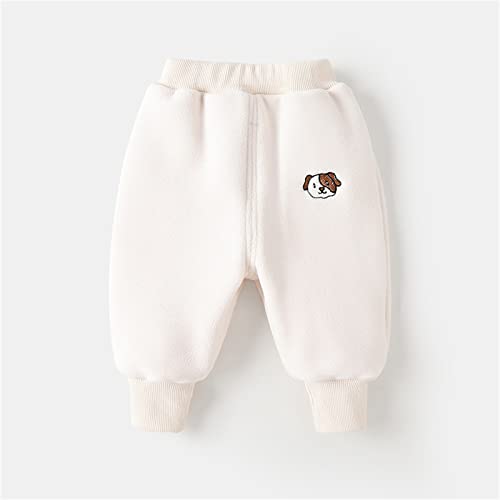 Toddler Baby Joggers Fleece Baggy Sweatpants Boy Girl Thick Thermal Pants Cartoon Pull on School Athletic Pants2