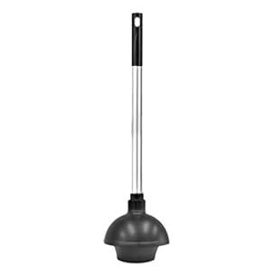 EndyAk hoogwaardige toiletplunjer met krachtige dubbele stuwkracht, duurzame krachtbeker en roestvrijstalen handgreep