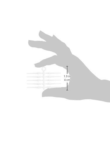 Cosmodarts Fit Point Plus Tip, White, 50 Count