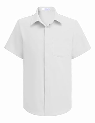 Arshiner Camisa Manga Corta para Niño Shirt Informal Verano Blanca Camisas Vestir con Botones Camiseta Formal de un Solo Color para niños con Bolsillo en el Pecho 10-11 Años | Ya disponible en tu tienda friki favorita! En mundofriki.es! Arshiner Camisa Manga Corta para Niño Shirt Informal Verano Blanca Camisas Vestir con Botones Camiseta Formal de un Solo Color para niños con Bolsillo en el Pecho 10-11 Años | Ya disponible en tu tienda friki favorita! En mundofriki.es!