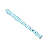 flauta de agudos Flauta de agudos estilo alemán, instrumento profesional, juguetes, grabadora soprano, clarinete 8 agujeros(Brown)