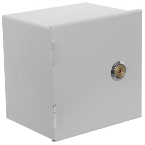 Boîtier de Protection Prise Électrique en Fer avec Cache-Prise Étanche et Verrouillage Antivol