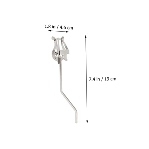 Marmerdo 1Pc Clamp- Bed Cm Score Protable Binder Holder Metal Keyboard Book Saxophone Trumpet Folder Page Musician Replacement And Alto Iron Sax Holders Marching Paper Clamp-On Lyre #TOP4