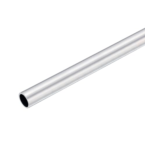 QUARKZMAN Tubo Tondo in Alluminio 6063, Tubo Rotondo in Alluminio OD 16mm, ID 13mm, Lunghezza 400mm, Dritto Alluminio Tubo per Progetti Industriali Fai-Da-Te