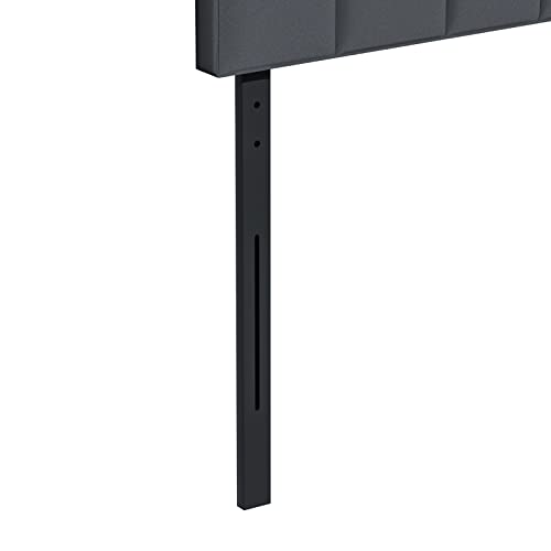 Yening Full Size Headboard Only Full Bed Headboards Fabric Cabeceras De Cama, Height Adjustable, Grey #TOP7