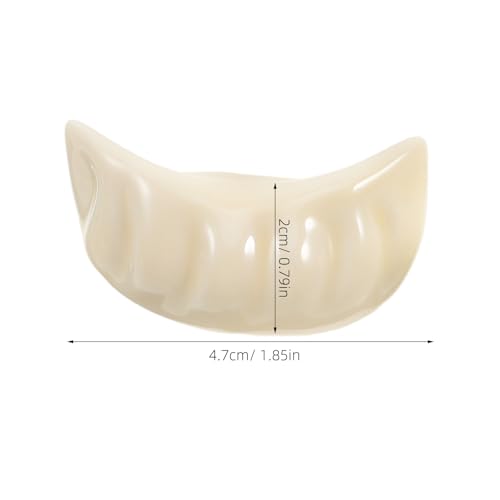 Supports de baguettes en céramique design blanc Hemoton - Set de table et repose-couverts