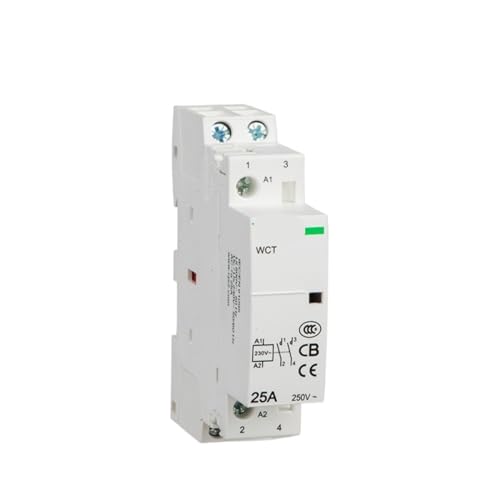 Contacteur de puissance monophasé Rail Din 2P 25A CT1 2NO pour tableau électrique domestique