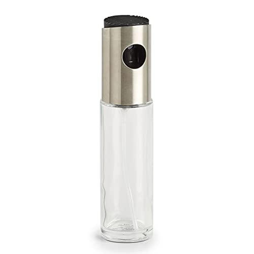 ZELLER PRESENT SCHÖNER LEBEN. PRAKTISCH WOHNEN. 19956 Vinegar/Oil Sprayer, 100 ml, Glass/Stainless Steel
