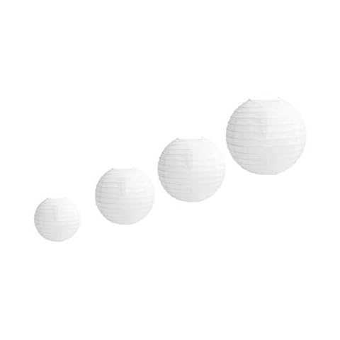 4 PCS White Paper Lanterns for Events Cover