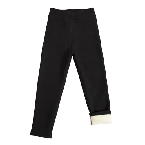 Toddler Girls Winter Warm Leggings Fleece Lined Cotton Thick Tights Kids Pants Designed for 40-65℉ Weather2