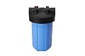 Pentair OMNIFilter Whole Home 10" Heavy-Duty Water Filtration System with Pressure Relief, Black/Blue
