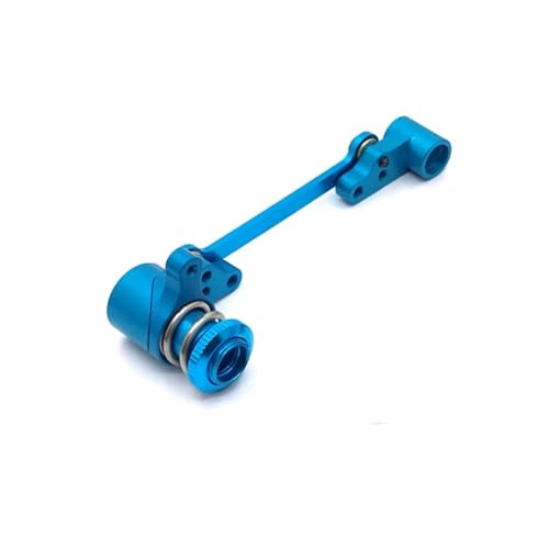 Direction Métal Bleue Upgrade pour WLtoys 144001 124019 Pièces RC Élastiques