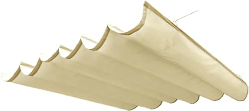 Voile d'ombrage de vague anti-UV et imperméable pour structure rétractable - 3