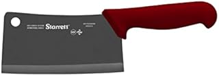 Starrett Chef's Cleaver Knife - BKB509-8 Wide Rectangular 8' (200mm) Professional Kitchen Knife Blade - Ultra Sharp Vegetable & Meat Butcher Cleaver